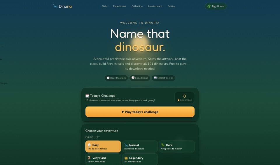 Dinoria screenshot