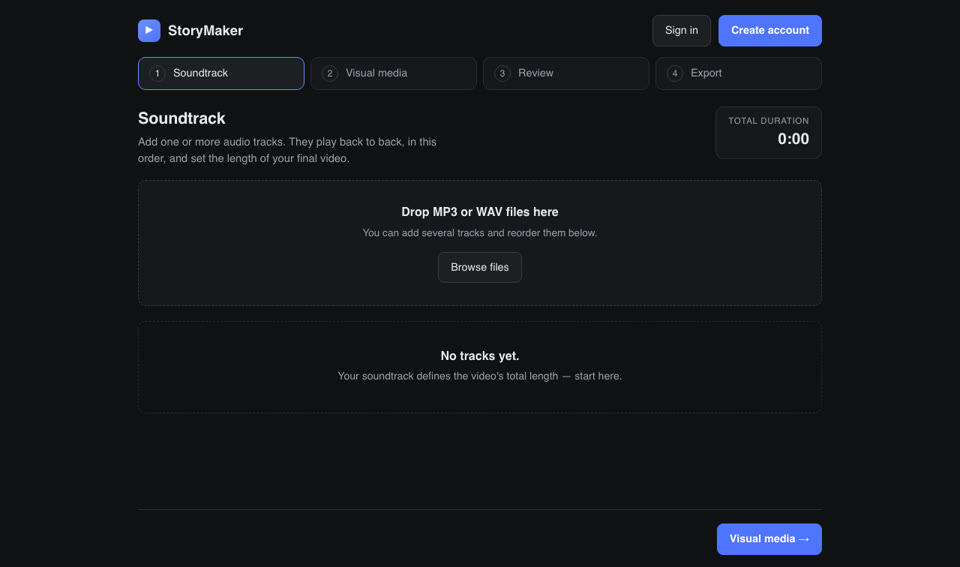StoryMaker screenshot